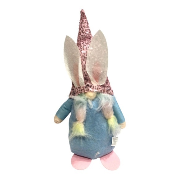 4pack cozy snuggly Easter bunny‎ theme pastel colored gnome plushies new - Picture 13 of 15
